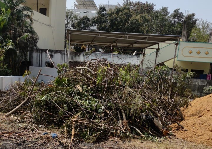 Old shed built in 2019 in the premises of Senior Citizen Association site,HTC.